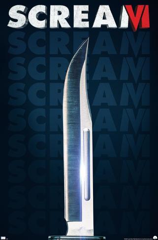 Halloween Poster - Scream VI Knife - Buy now
